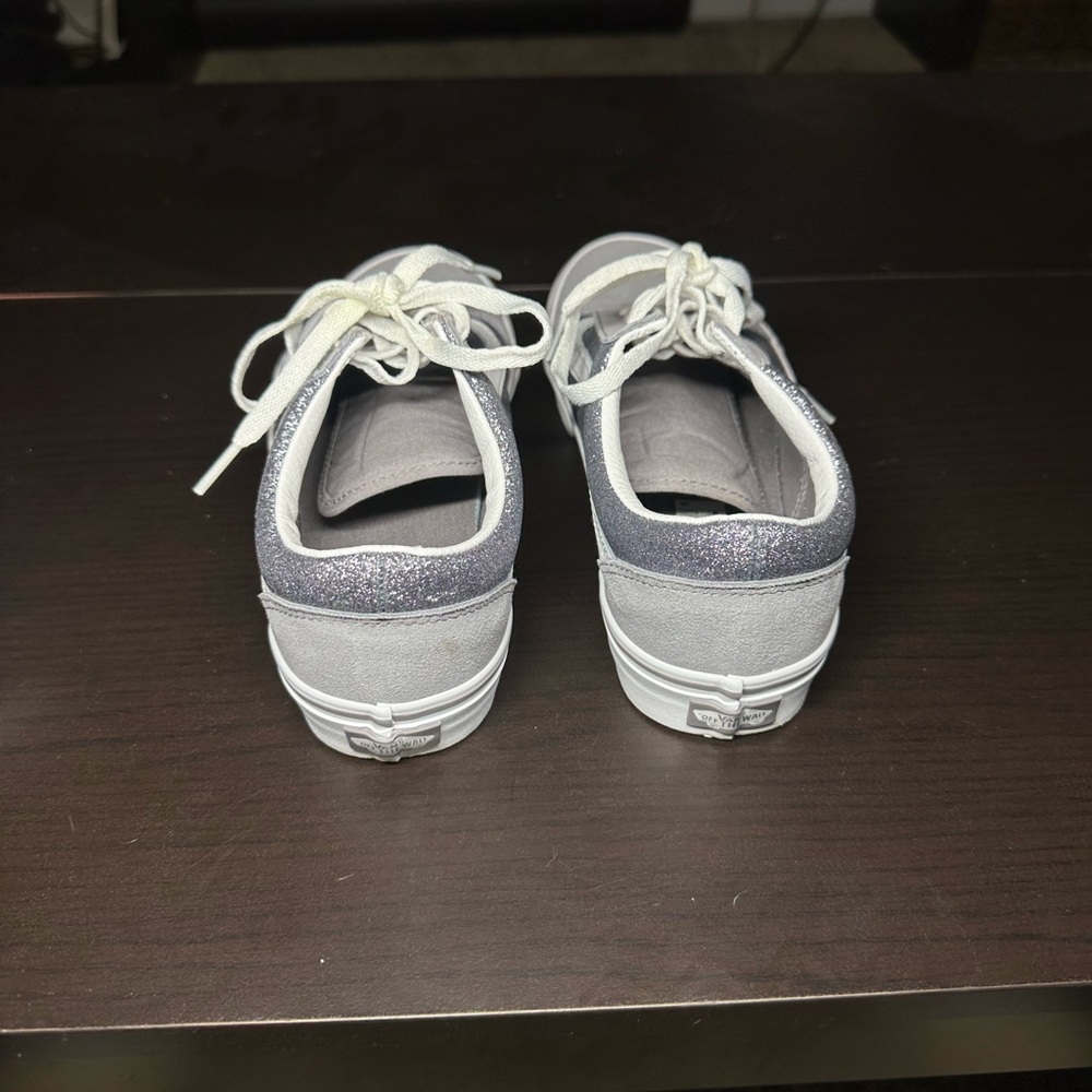 Vans Old Skool Glitter Shimmer Shiny Sneakers - Picture 4 of 5